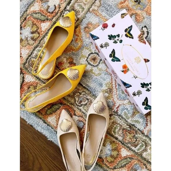 Antonio Melani x Jennifer Sumko Laminerva Shell Slingback Shoes – Size 5 - Picture 2 of 10